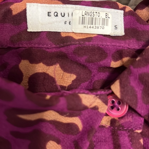 Lynn Silk Chiffon Leopard Top - Picture 5 of 5